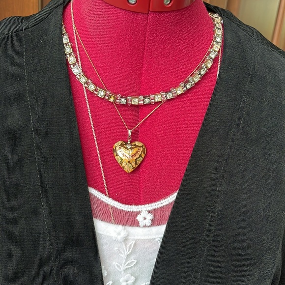 A Touch of Class Jacket Slinky Silky Smooth NWOT Open front Black Size S - Picture 5 of 11